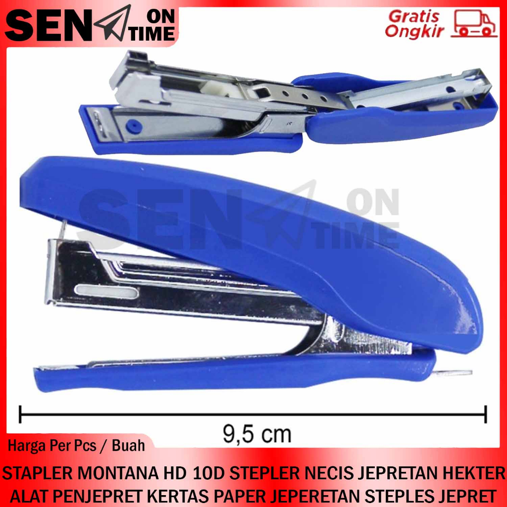 

STAPLER MONTANA HD 10D STEPLER NECIS JEPRETAN HEKTER ALAT PENJEPRET KERTAS PAPER JEPERETAN STEPLES MESIN JEPRET REFILL ISI SETEPLES NO 10 COLOUR WARNA WARNI KANTOR SEKOLAH SERBAGUNA NICIS STAPPLER STEPPLER PENGOKOT CEKREKAN JEGREKAN COLOUR COLOR