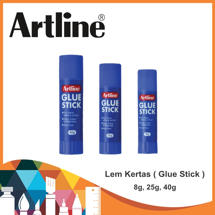 

Artline Glue Stick / Lem Kertas / Glue Stick / Lem Stick / Lem Kertas 8g, 25g, 40g / Lem Stik