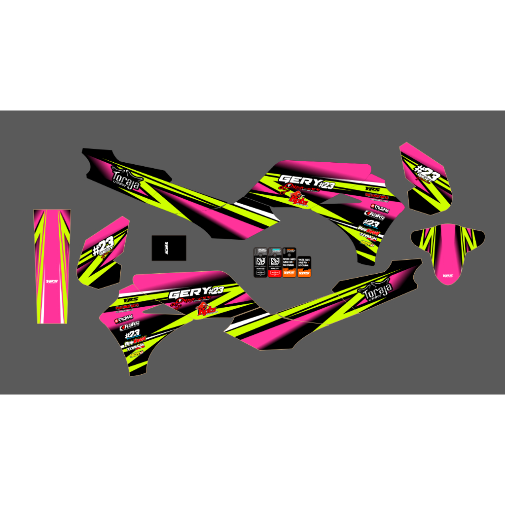 DECAL STIKER NINJA R CUSTOM