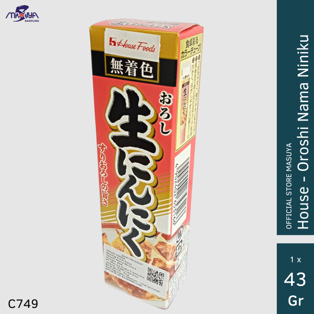 

House Oroshi Nama Niniku | Bawang Putih Pasta 43 Gr