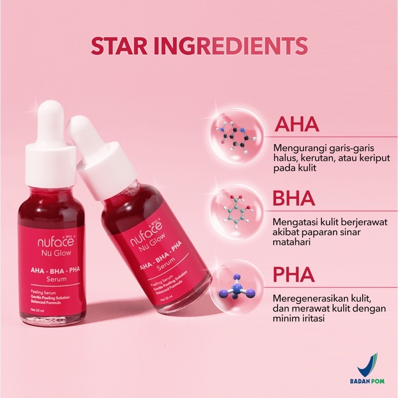 Nuface Nu Glow AHA-BHA-PHA Serum