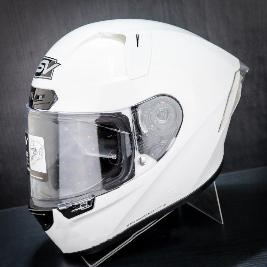 HELM RSV FFS21 solid WHITE HELM FULL FACE RSV