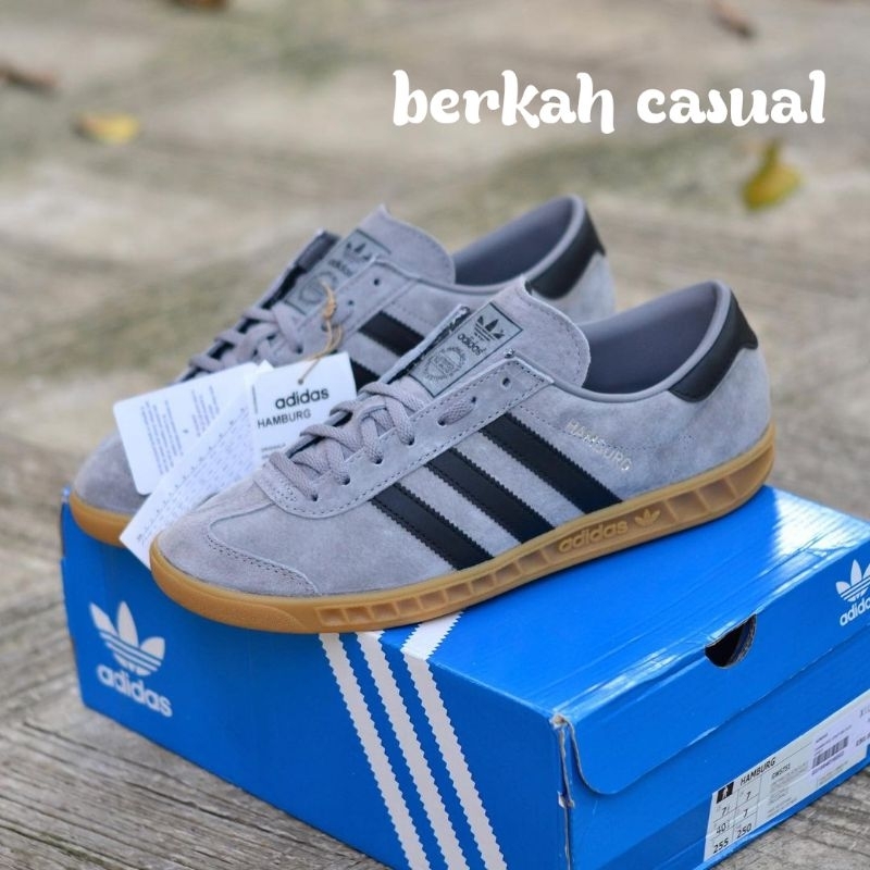 ADIDAS HAMBRUG GRAY-BLACK ORIGINALS