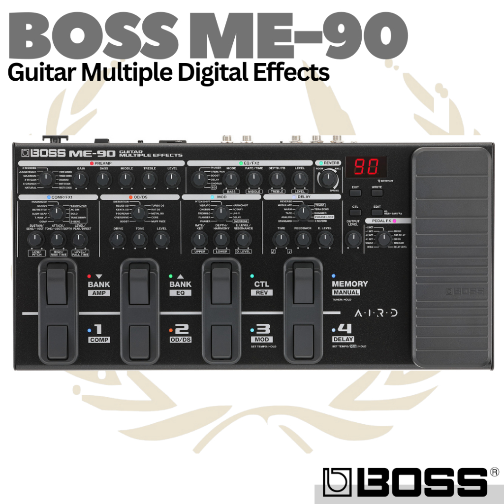 BOSS ME-90 Guitar Multiple Digital Effects | Efek Gitar Pedal ME90