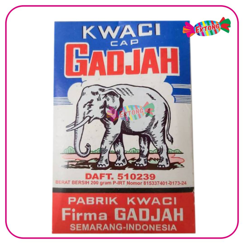 

KWACI Cap GADJAH 200gr / 400gr