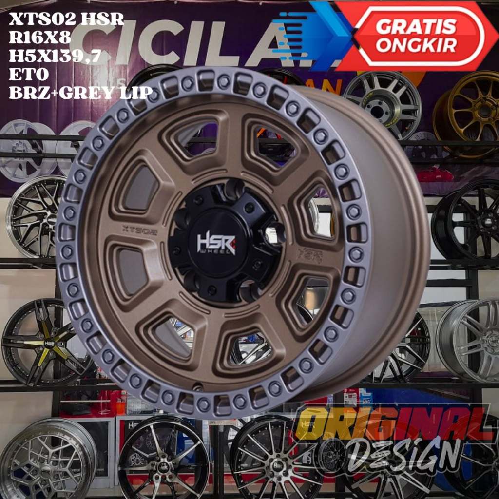 Velg Mobil Feroza , Taft , Sidekick , Jeep CJ , HSR XTS02 Ring 16 R16