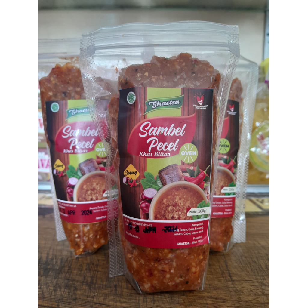 

SAMBAL PECEL KHAS BLITAR NETTO 200GR