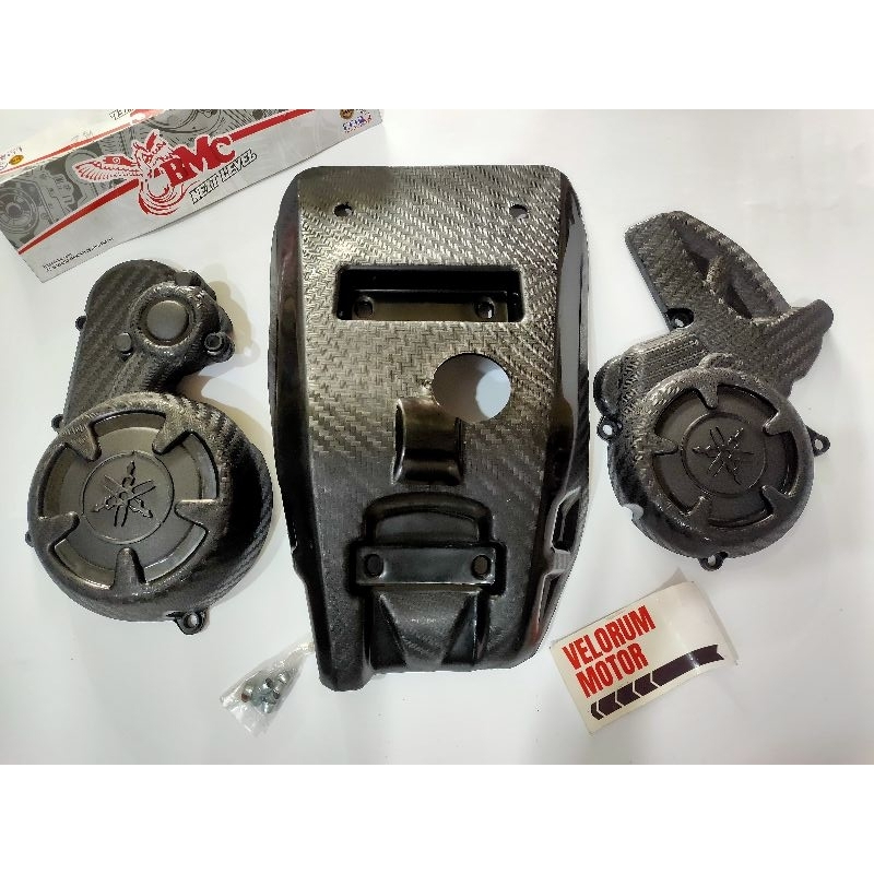 Cover Engine Mesin WR 155 Pelindung Mesin WR155 Tutup Mesin WR155 Set Komplit