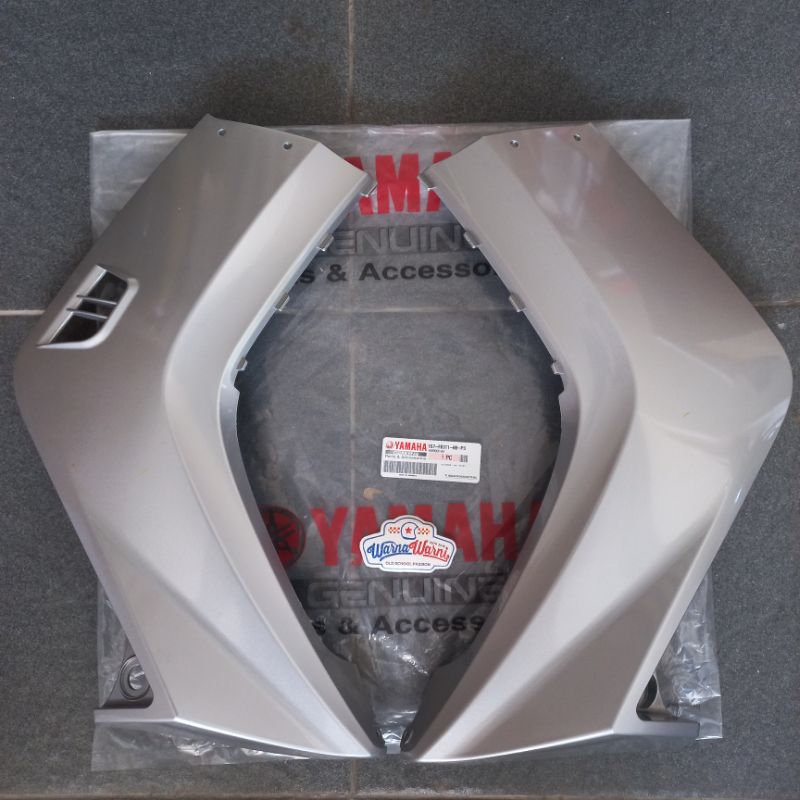 Legshield sayap luar jupiter MX lama old silver | 1S7-F8311-00-P3