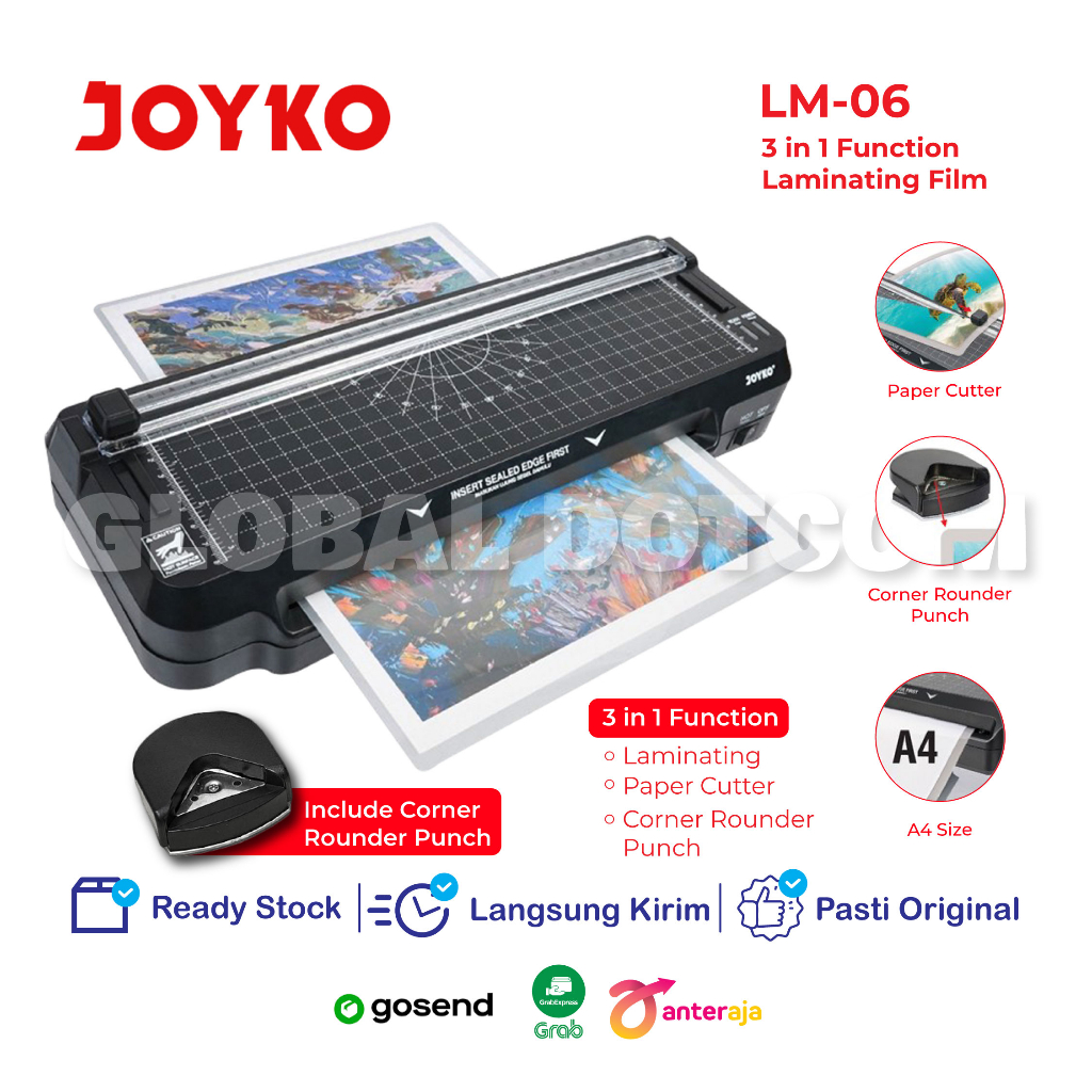 

JOYKO LM-06 LAMINATING MACHINE MESIN LAMINASI 3 in 1 FUNCTION