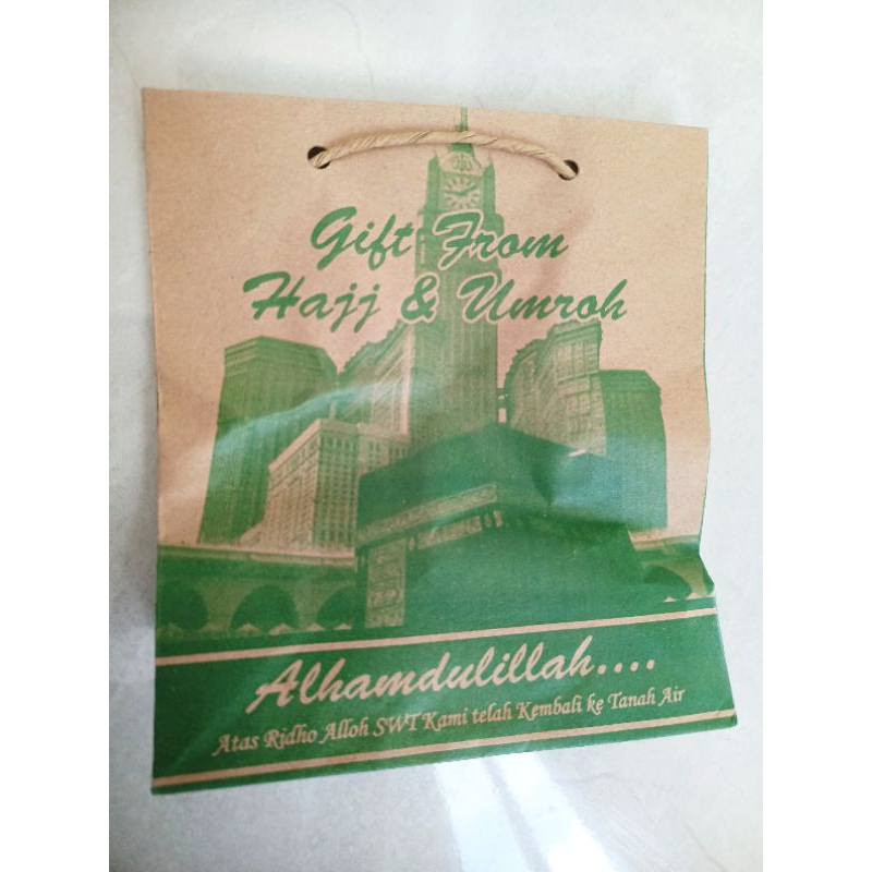 

Paperbag souvenir oleh-oleh haji umroh isi 20pcs