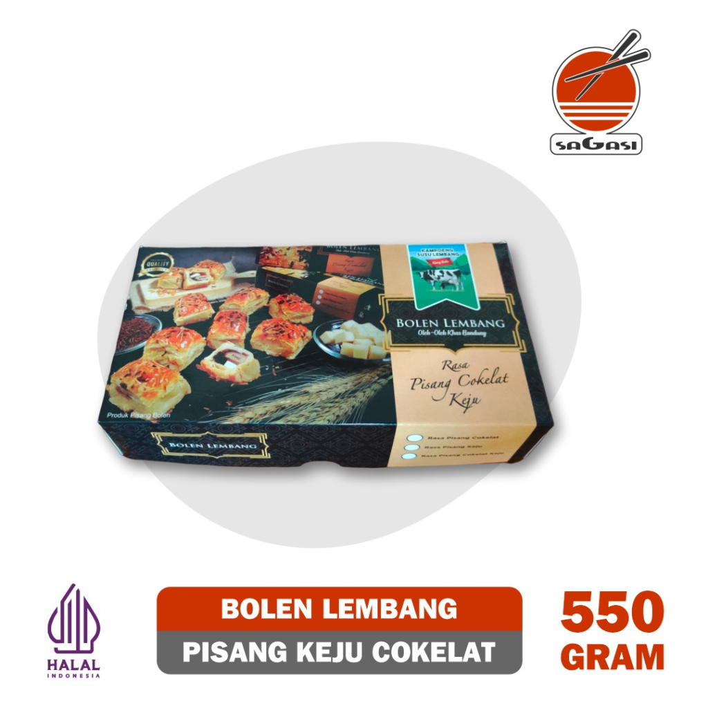 

Bolen Lembang Pisang Keju Cokelat