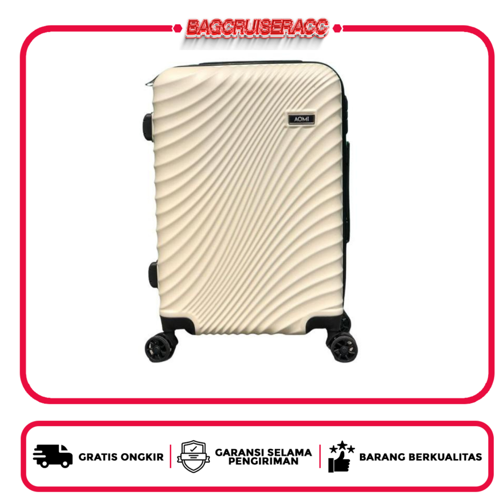 𝗕𝗔𝗚𝗖𝗥𝗨𝗜𝗦𝗘𝗥𝗔𝗖𝗖 Koper Kabin & Bagasi 22 inch Type AO-802 Koper Kabin Pesawat Koper Haji Koper Umroh