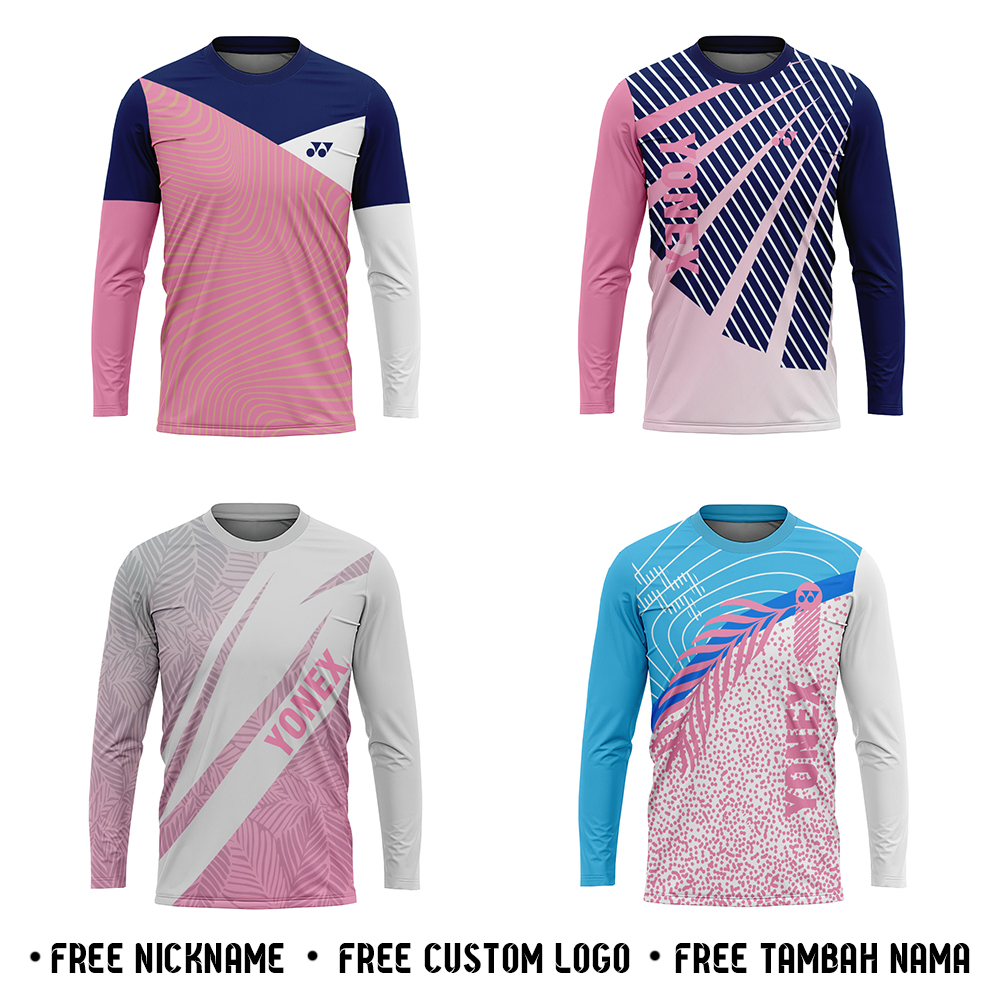 Jersey Bulutangkis | Jersey Badminton Custom | Kaos Olahraga Pria | Kostum Badminton | Baju Jersey B
