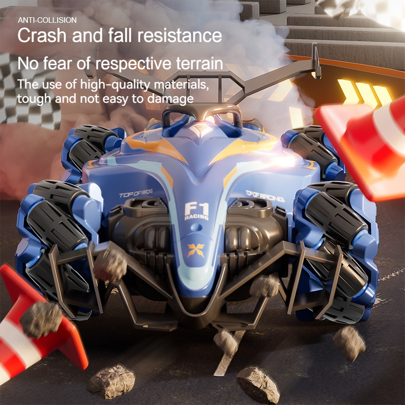 RC Equation Car F1 Mainan Mobil besar Remote Control Anak Laki Laki RC Stunt Car Mobil Akrobat