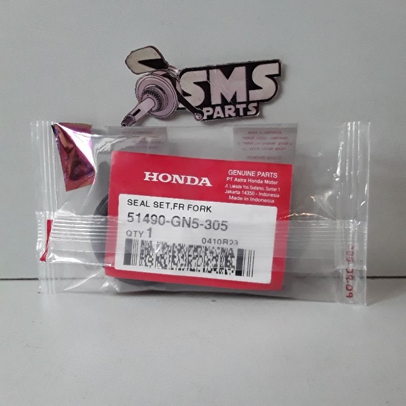 Karet Seal Shock Depan Grand Revo Supra Vario Beat Original 51490 GN5 305