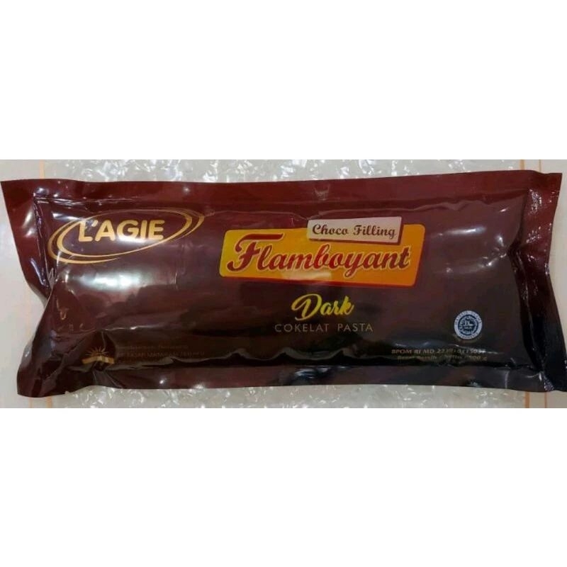 

L'AGIE FLAMBOYANT DARK COKELAT PASTA CHOCO FILLING 500 GR