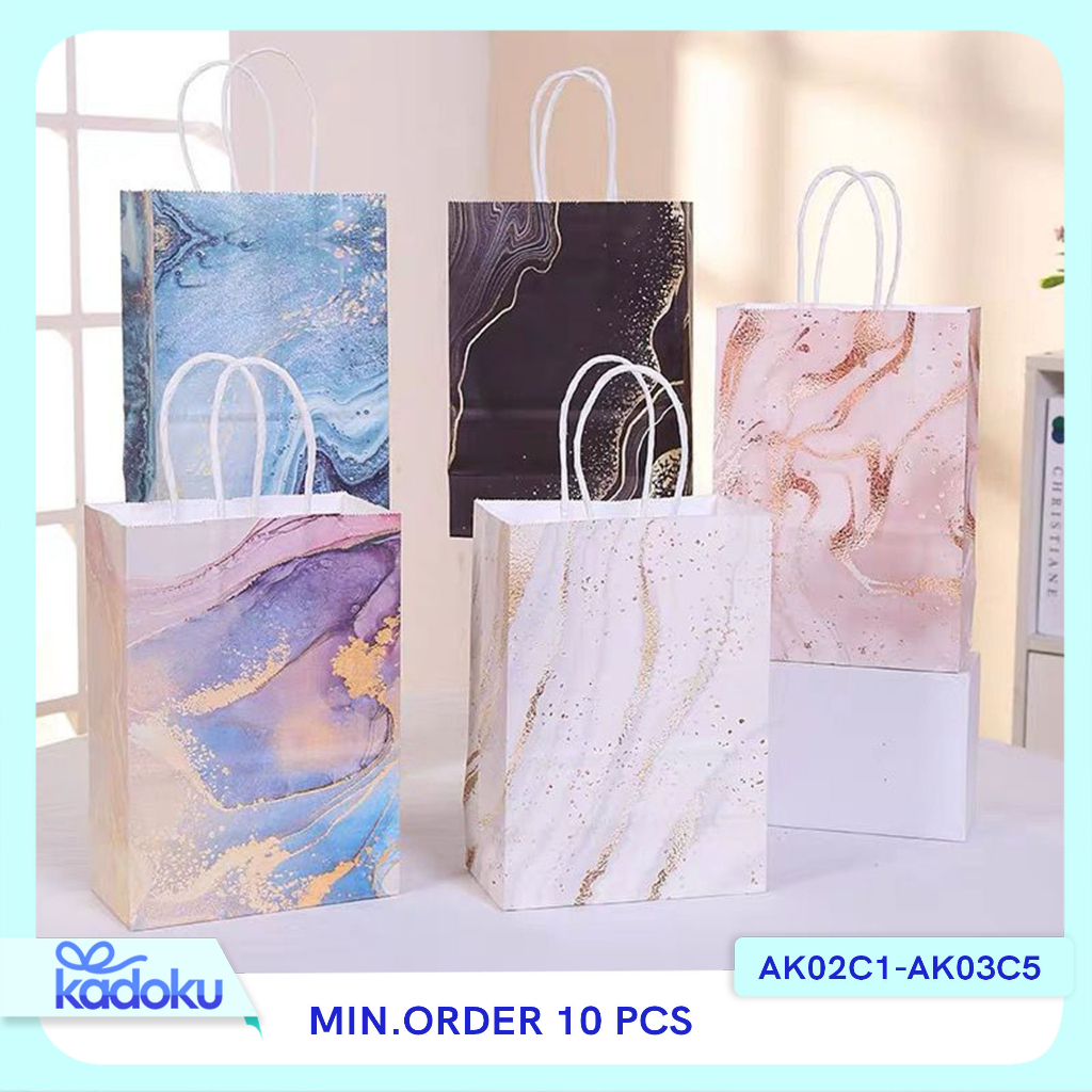

Paper Bag Kantong Kertas Happy Birthday / Goodie Bag Hampers Ulang Tahun Ultah I AK02C1-AK03C5