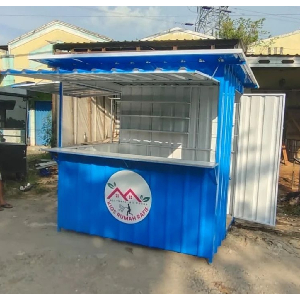 FREE NEONBOX 40CM  Booth Container / Booth Kontainer / Gerobak Jualan / Gerobak Container / Stand