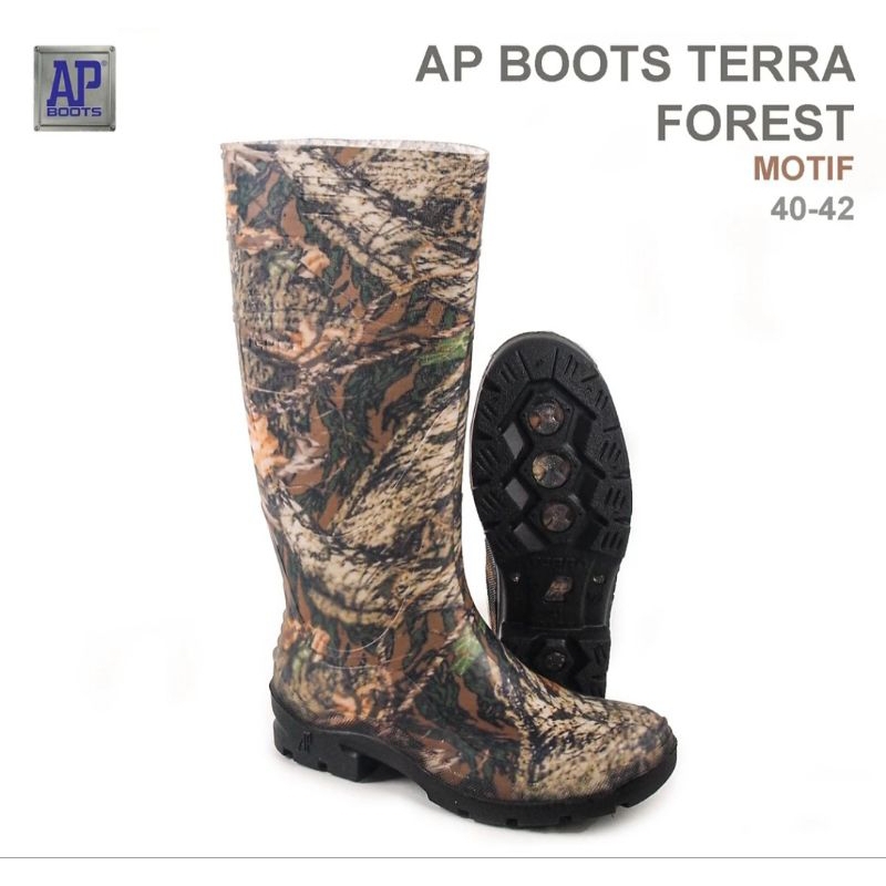 AP BOOTS SEPATU BOOTS AP TERRA FOREST - SEPATU BOOTS PVC