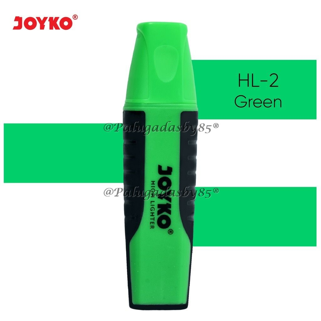 

(1 Biji) GROSIR Highlighter JOYKO HL-2 Green / Joyko Highlighter Penanda Berwarna HL-2 Green / Joyko HL-1 ~ HL-5