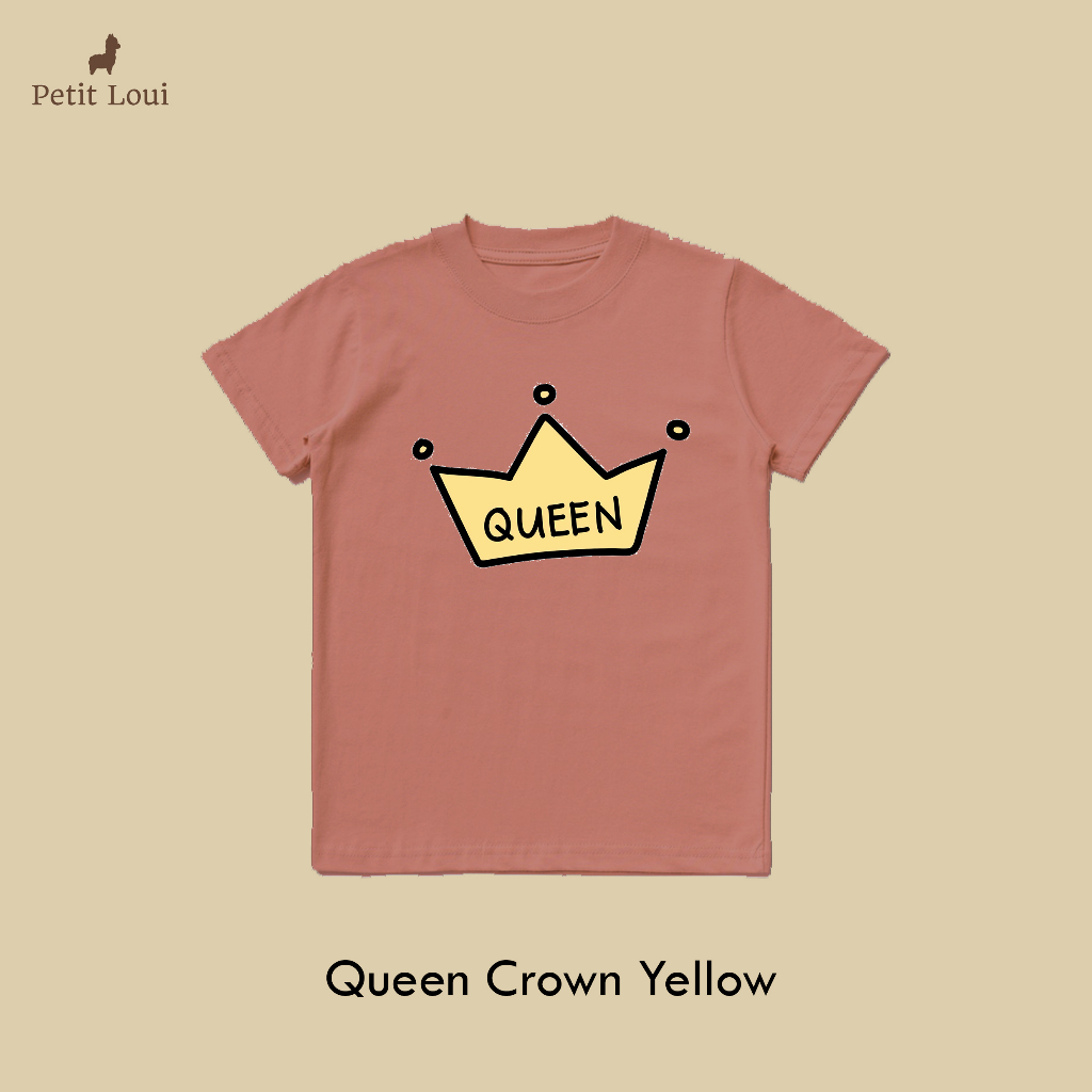Kaos queen crown yellow