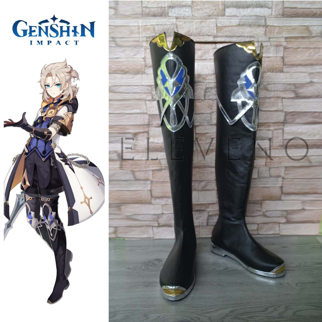 Sepatu Cosplay Genshin Impact Albedo