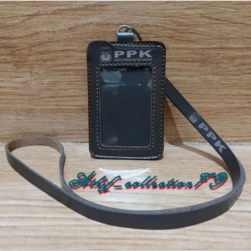 

HOLDER KALUNG ID CARD LOGO PPK COKLAT BEST QUALITY PREMIUM