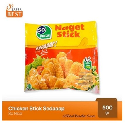 

SO NICE Sedaaap Chicken Nugget Stick 500Gr