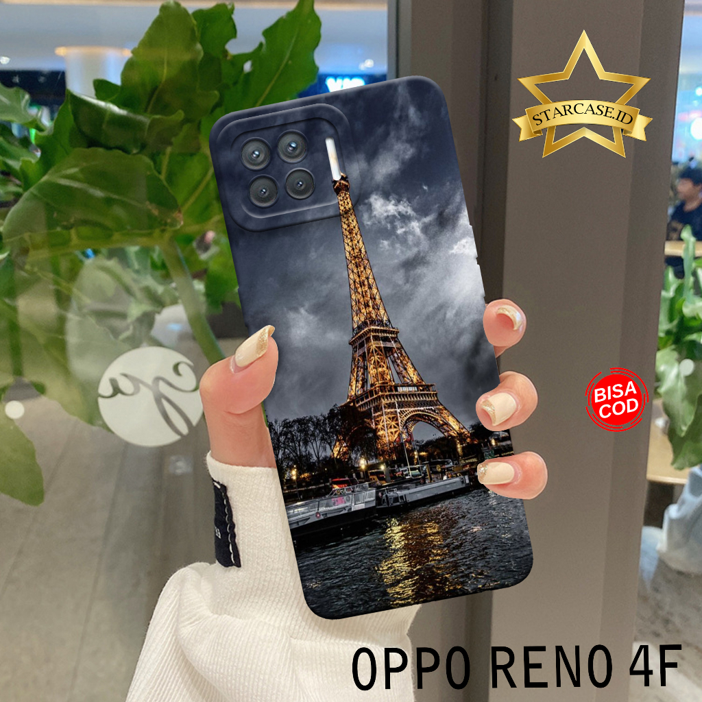 Casing Hp Oppo Reno 4F - Ellora.id Case Hp Oppo Reno 4F Silikon Premium Cover - Fashion Case Paris S