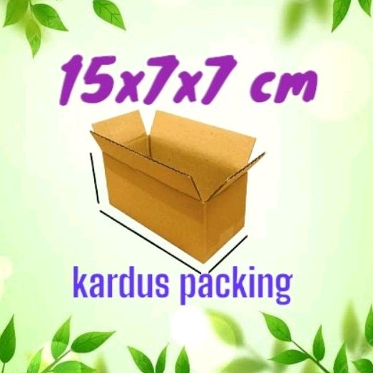 

Kardus packing 15x7x7 cm | box kecil recycle packaging | kerdus polos paking souvenir