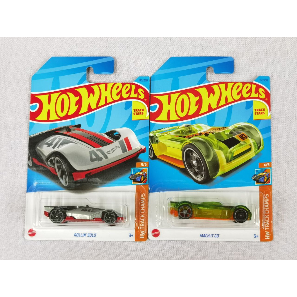 Hot Wheels HW Track Champs Rollin' Solo Mach It Go