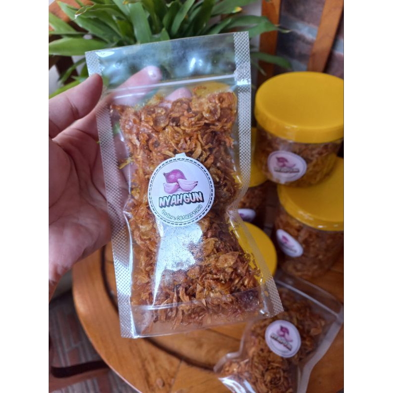 

brambang goreng asli tanpa campuran pouch Bawang goreng asli tanpa campuran pouch