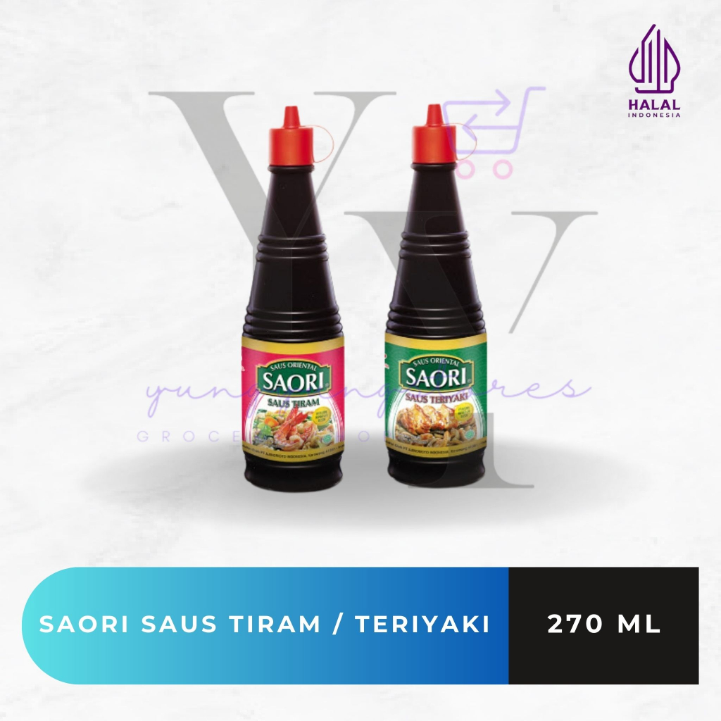 

Saori Saus Tiram / Teriyaki Botol 270 ml