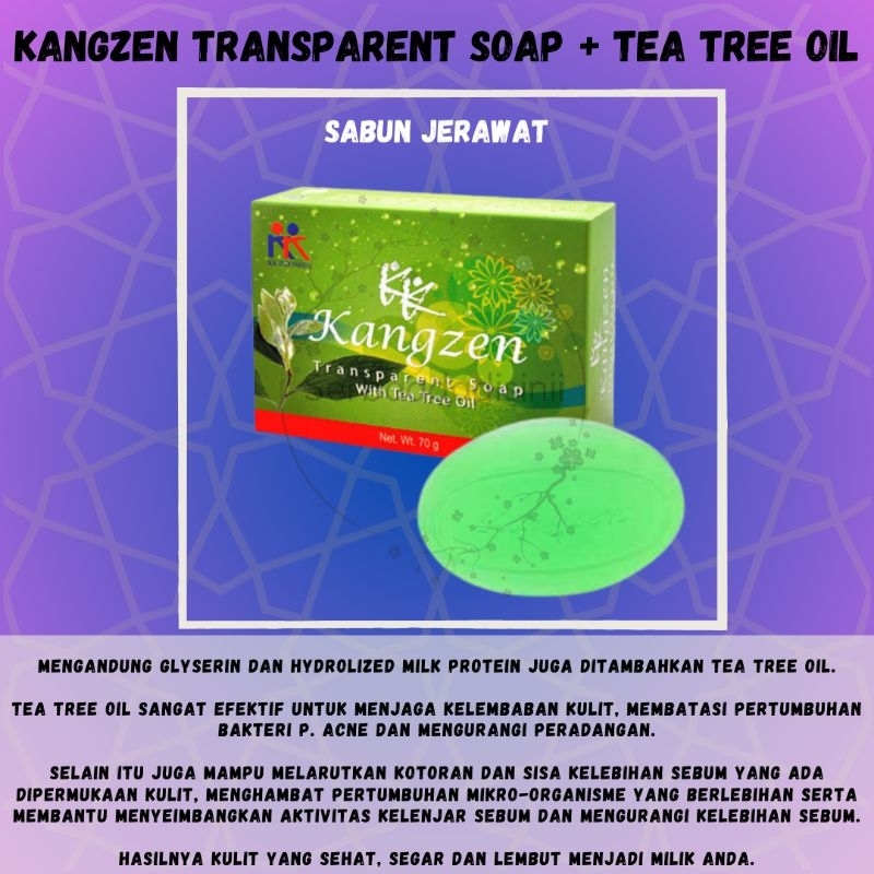 Transparant Soap with Tea Tree Oil Original KK