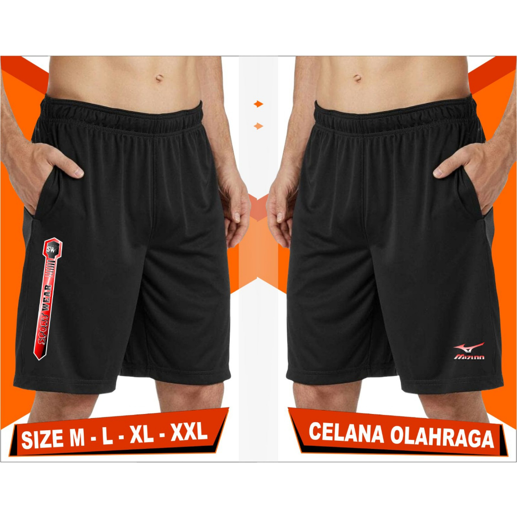Celana pendek voli kolor olahraga pria wanita