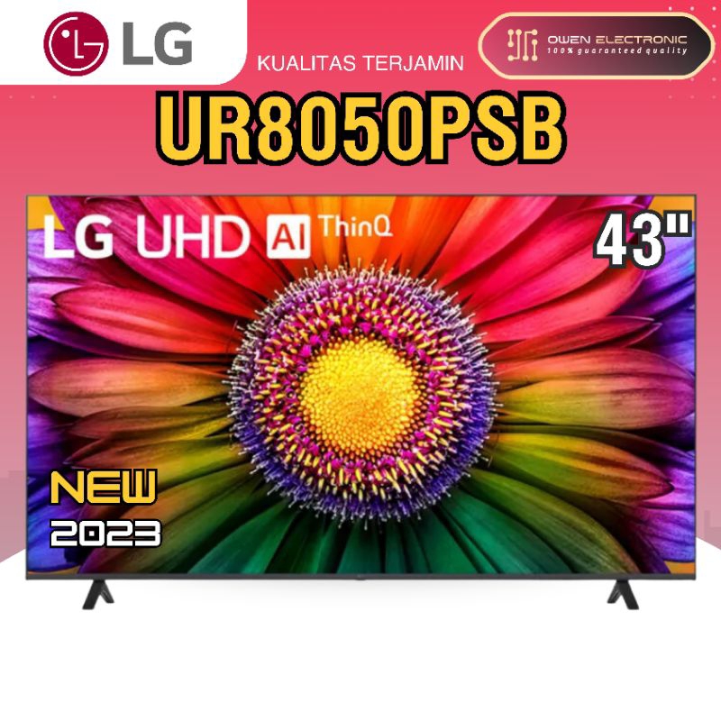 LG 43UQ8050PSB LED TV UHD 4K 43 inch 43UQ8050 UQ8050 LG 43UR8050