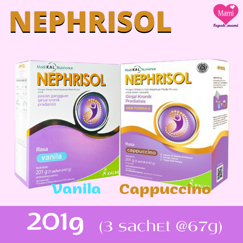 

Nephrisol 201g Vanila / Cappuccino Kalbe Pangan Olahan