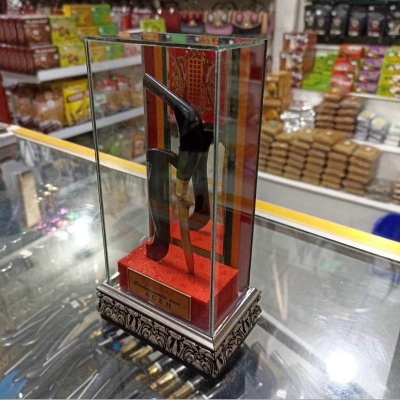 Souvenir Bingkai Rencong Khas Aceh || Miniatur Bingkai Rencong Khas Ac