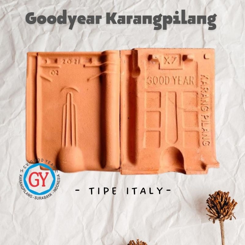 Genteng Karangpilang Goodyear type ITALY