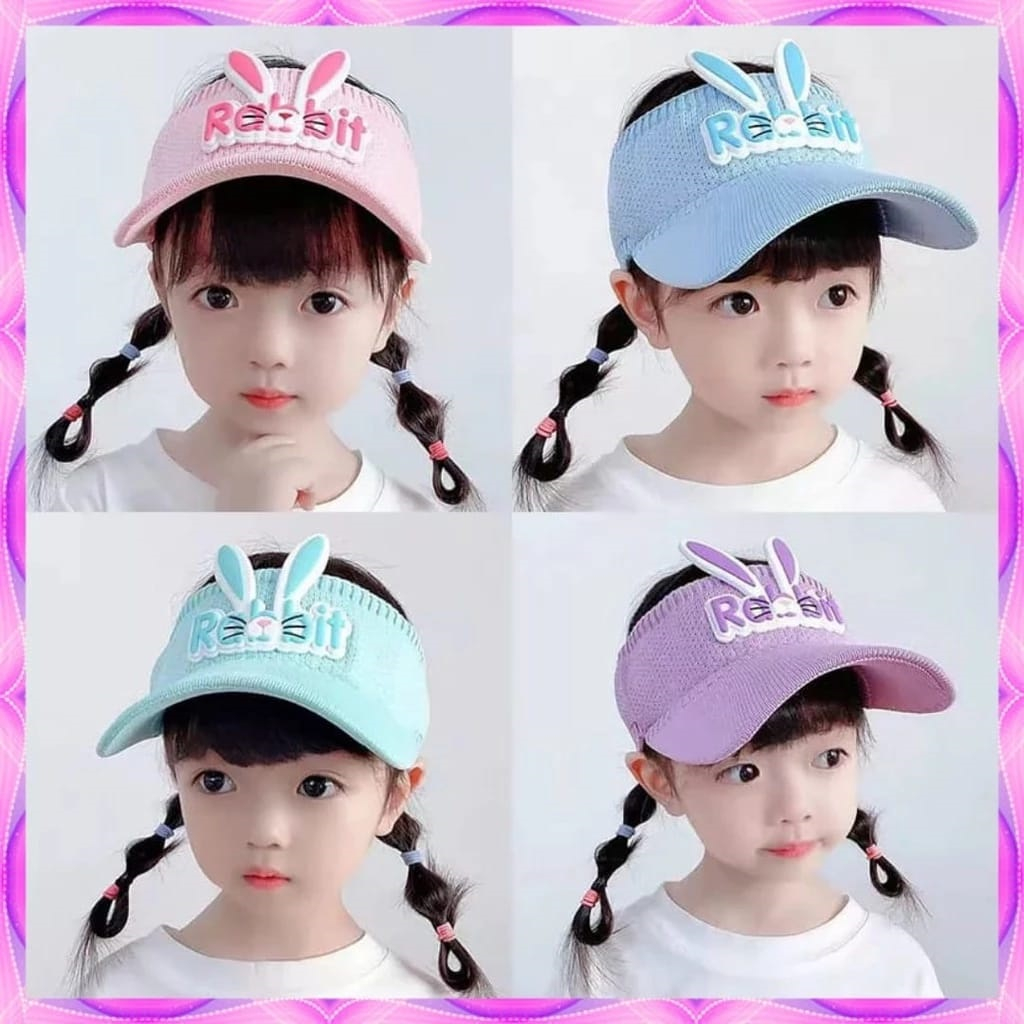 Topi Anak Rabbit Topi Golf Anak Rabbit Topi Anak Visor Topi Pantai Sunshade