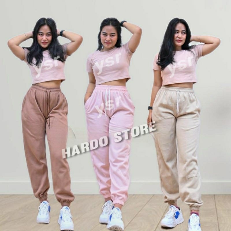 Sweatpants Wanita Celana Panjang Pria Joger Celana Training Celana Pendek Boxer