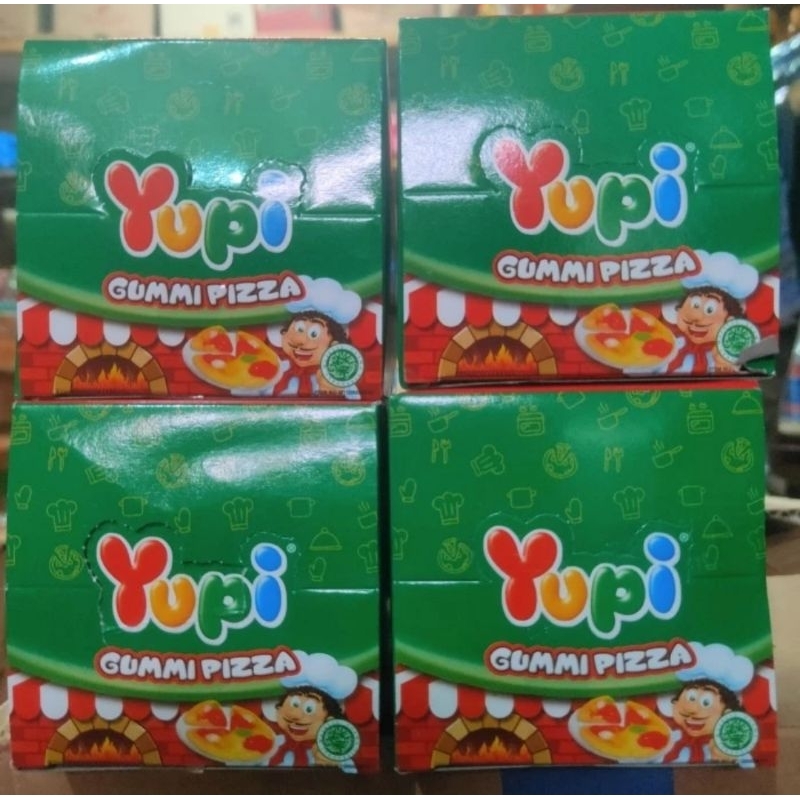 

Yupi Gummy Pizza Permen Yupi Pizza 1box isi12pcs