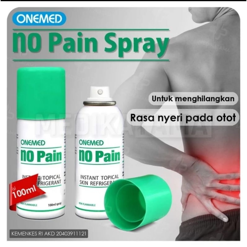 NO PAIN SPRAY ONEMED/cairan bius lokal spray