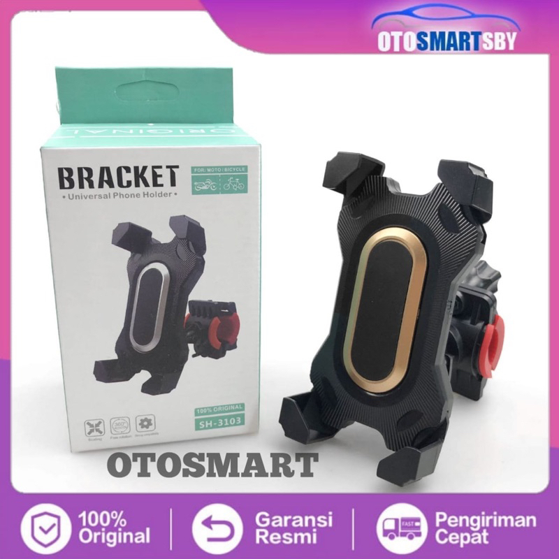 Bike Stand Holder spion motor Pegangan HP Sepeda+motor  Holder Phone Log Biycle Phone Holder