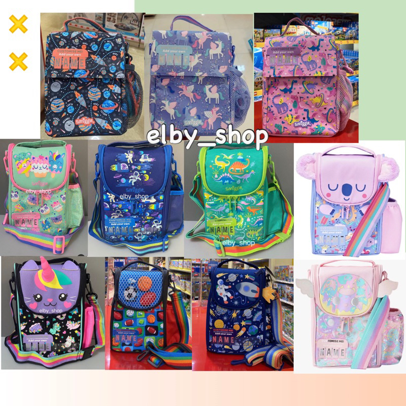 

Ready Smiggle Original jnr lunchbag with strap - Tas Bekal Smiggle dengan tali
