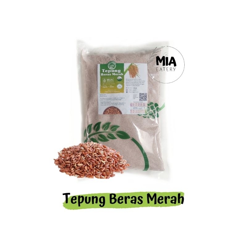 

Tepung Beras Merah Lingkar Organik 500 gram MPASI GASOL