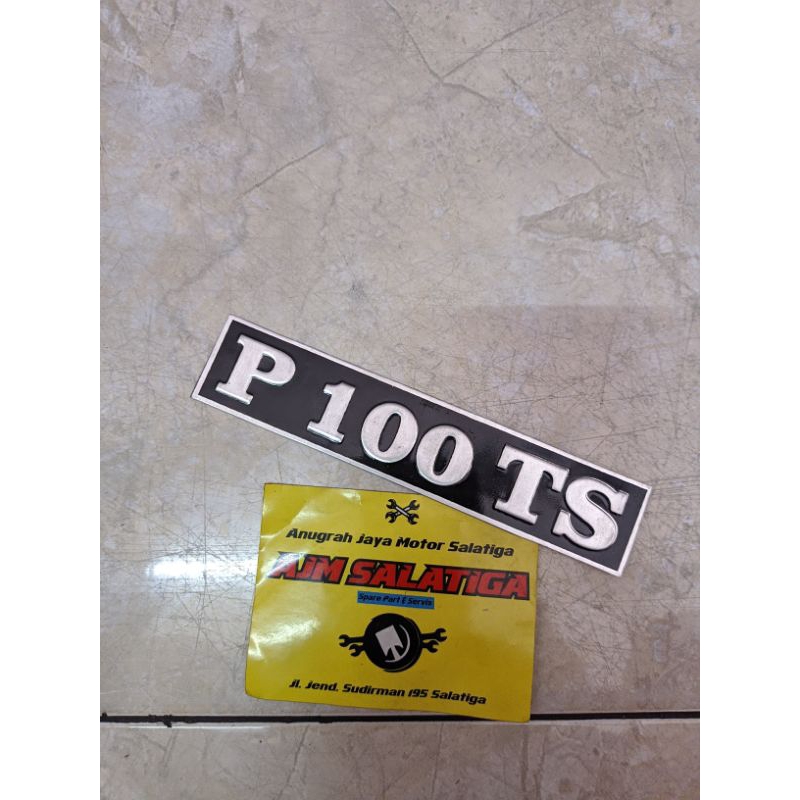 EMBLEM VESPA P100TS TEBAL DAN TIMBULL