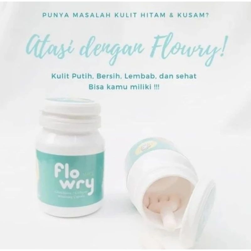 FLOWRY WHITENING BOOSTER(SUPLEMENT PEMUTIH BADAN)