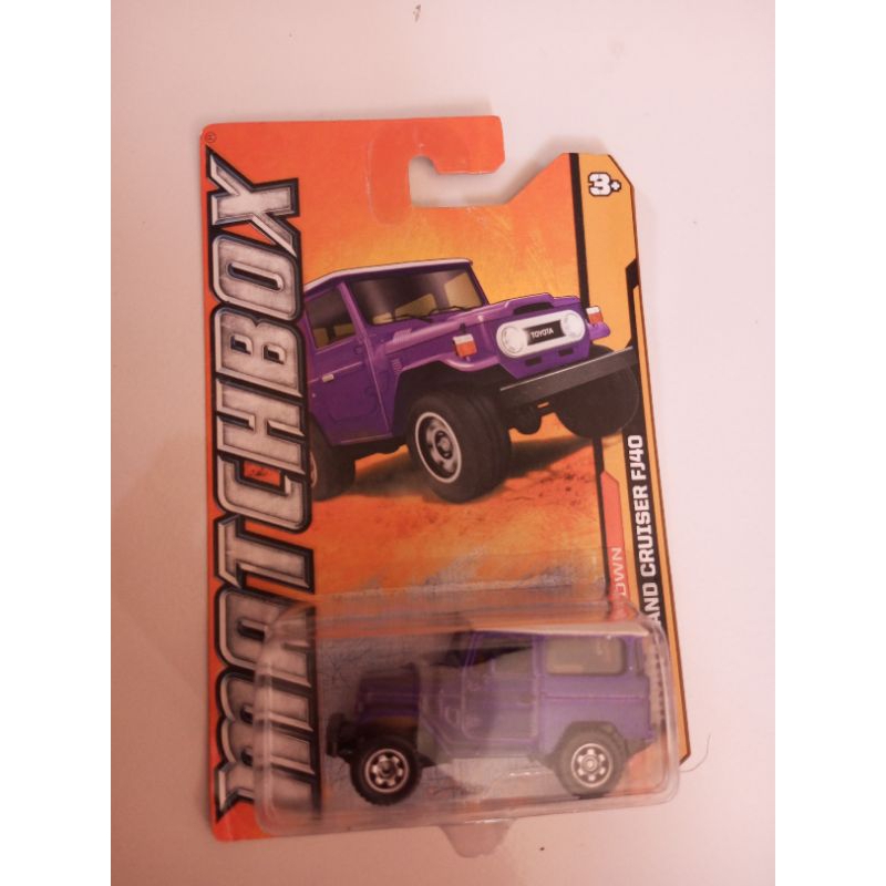 MATCHBOX TOYOTA LAND CRUISER BIRU